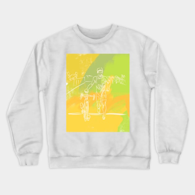 Triathlon Crewneck Sweatshirt by stephenignacio